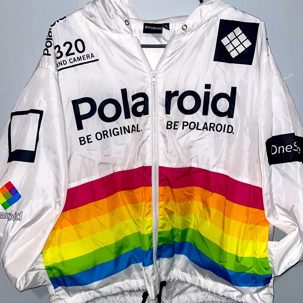 Full zip windbreaker Polaroid jacket